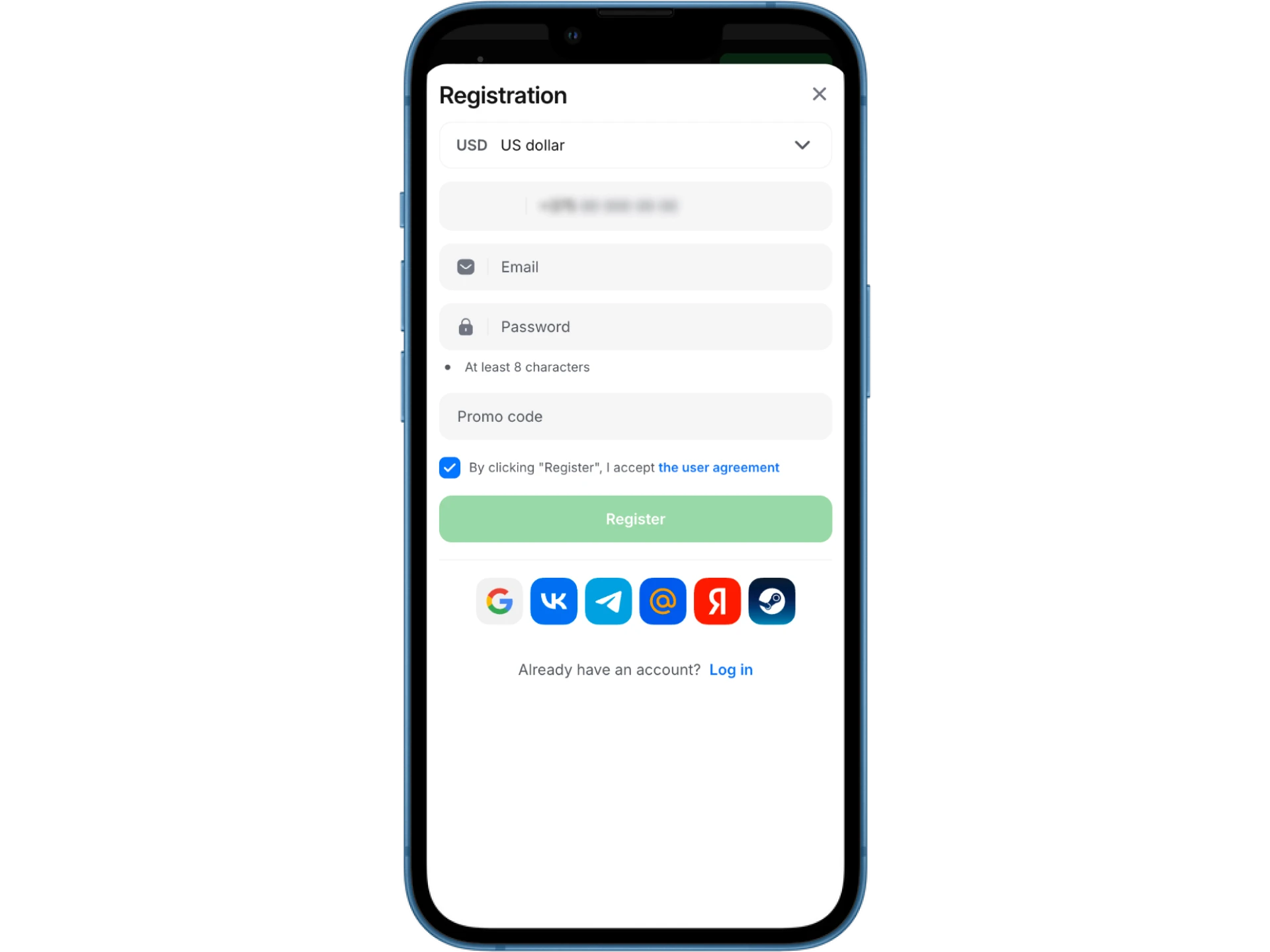 Register at 1win online casino to gain access to all games.