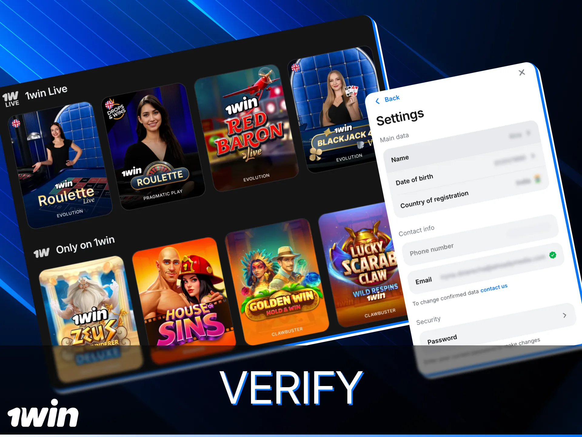 Do I need to verify my account at 1win online casino.