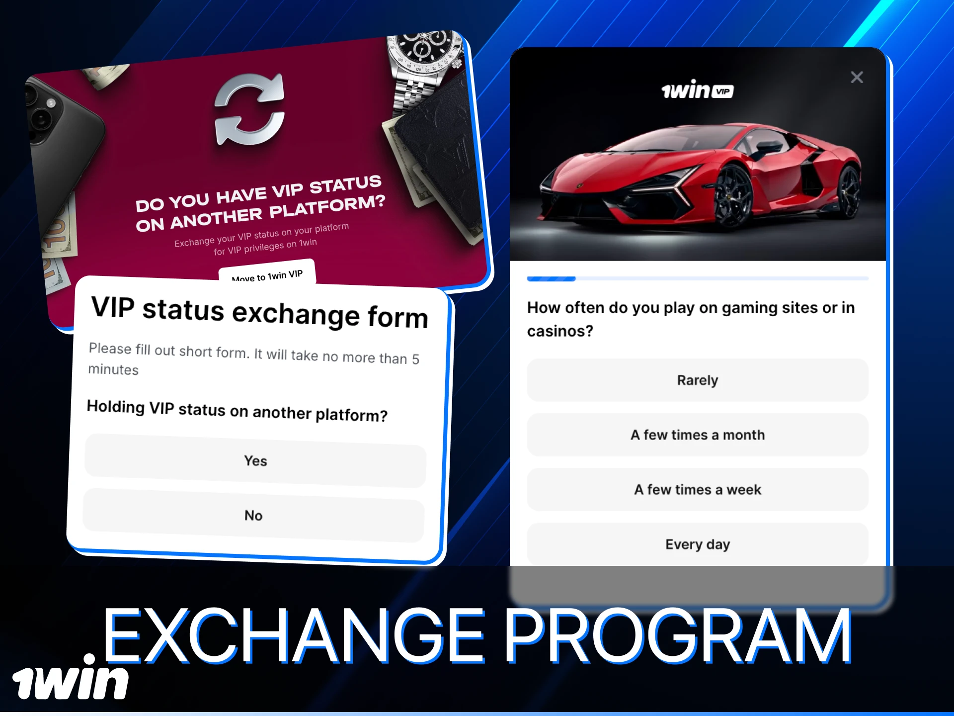 I have VIP club status in another casino, can I get this status in the 1win online casino.